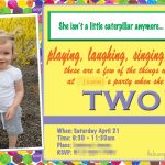 2nd Birthday Rhymes For Invitations