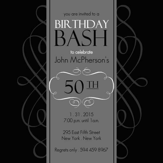 30th Birthday Invitation Templates Free Download