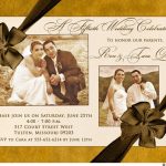 50th Anniversary Vintage Invitations
