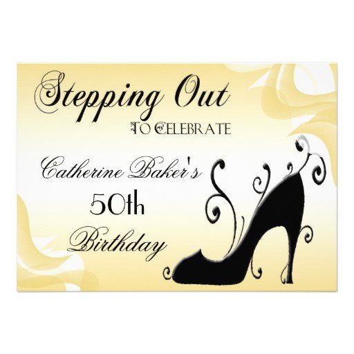 50th Birthday Party Invitations For Women