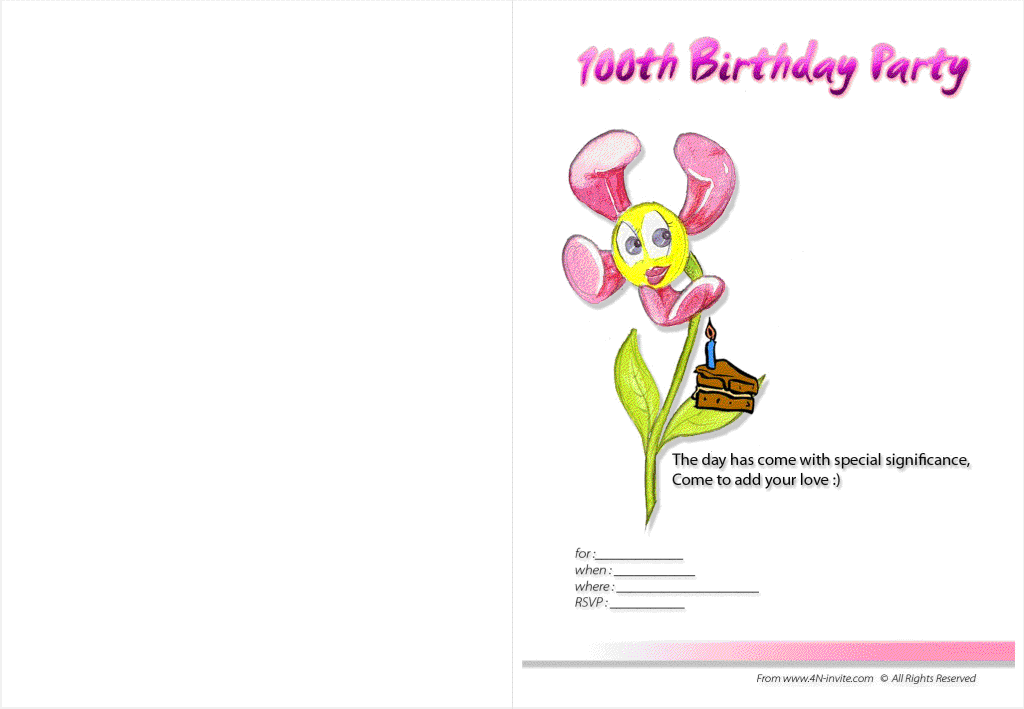 70th Birthday Invitation Templates Free