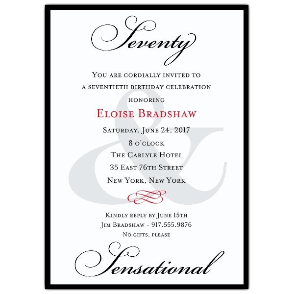 70th Birthday Invitation Wording Examples 70th Birthday Invitation Wording Examples