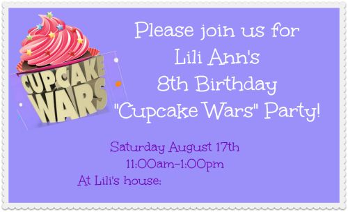 8 Year Old Birthday Invitations