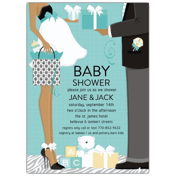 African American Baby Shower Invitations Free