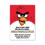 Angry Birds Birthday Invitations