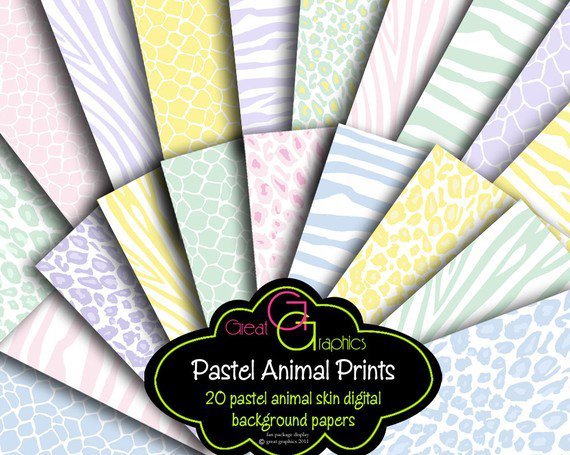 Animal Print Invitation Paper