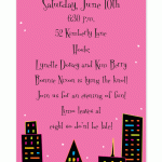 Bachelorette Party Invitations Blank