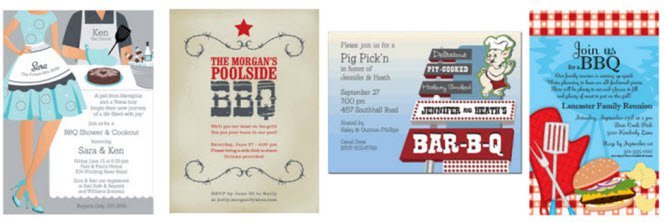 Bbq Engagement Party Invitation Wording