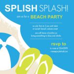 Beach Baby Shower Invitations