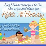 Swim Party Invitation Wording