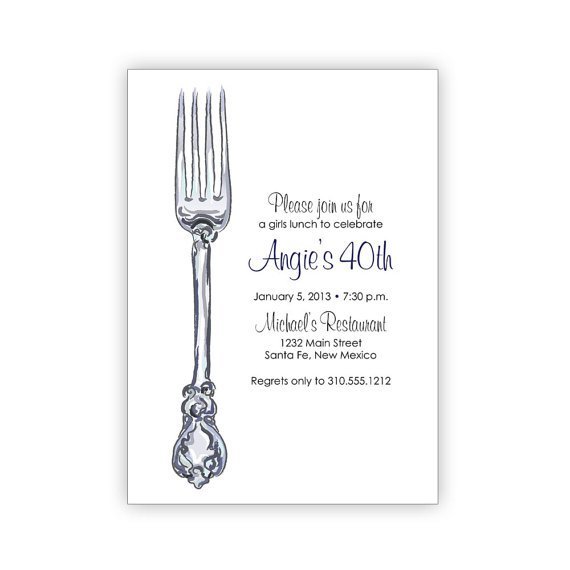 Birthday Dinner Invitations