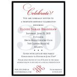 Birthday Dinner Party Invitations