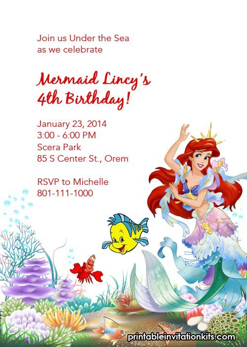 Birthday Printable Invitation Kits