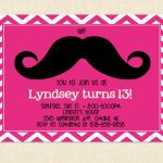 Birthday Printable Invitation Templates Teens