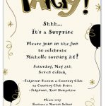 Black And Gold Invitations Blank
