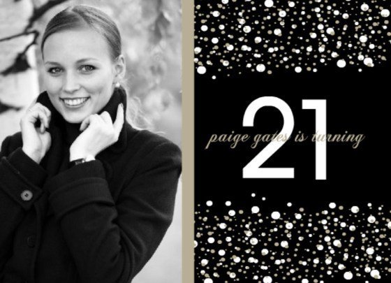 Black And White Dinner Party Invitation Wording