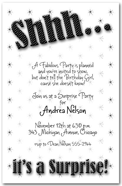 Black And White Wedding Invitations Party City