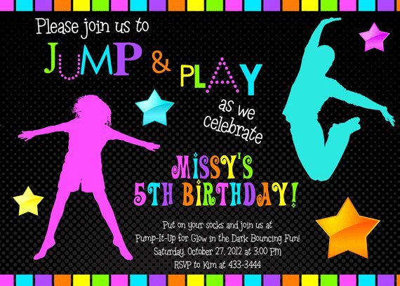 Black Light Party Invitations Free