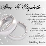 Blank Reception Invitations