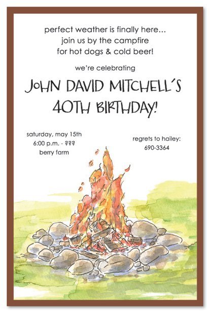 Bonfire Night Invitation Templates