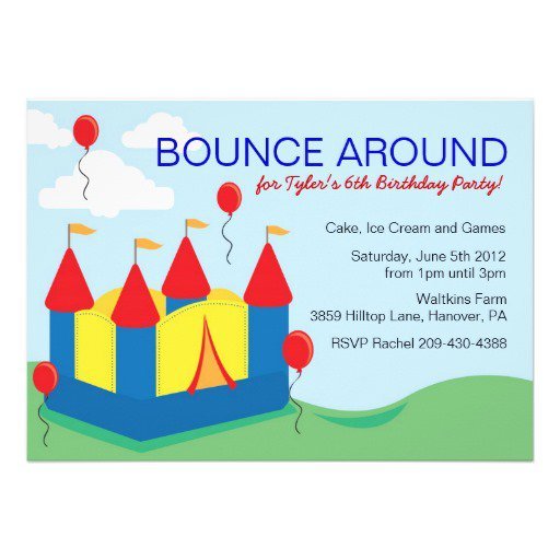 Bounce Invitations
