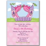 Bounce Party Invitations For Girls