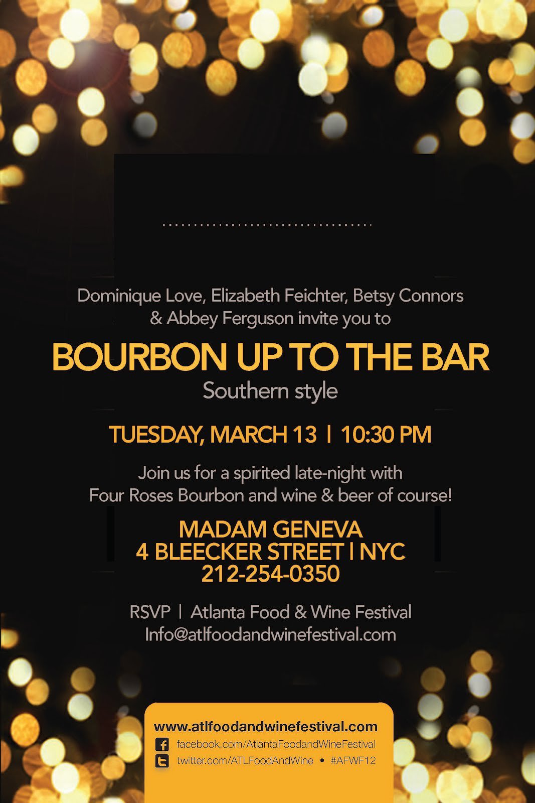 Bourbon Classic Invitation