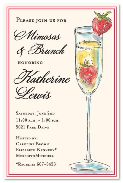 Bridal Brunch Invitation Templates