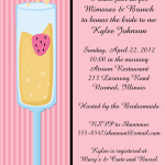 Bridal Shower Brunch Invitation Templates