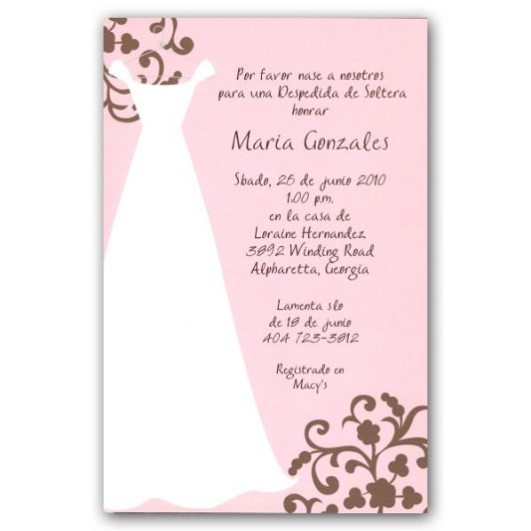 Bridal Shower Invitation Wording