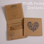 Cardboard Wedding Invitations