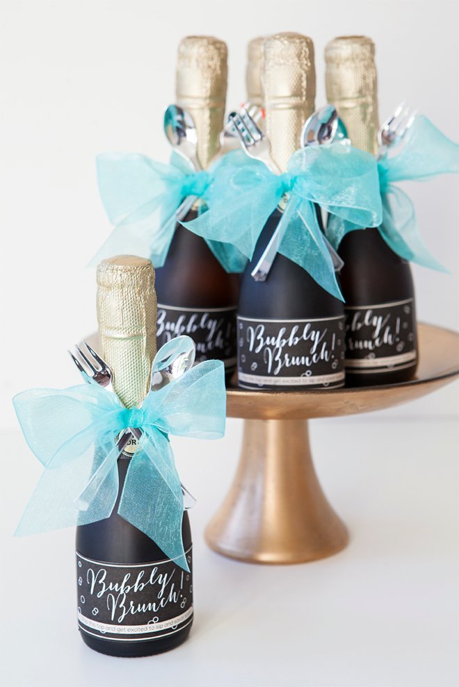 Champagne Bottle Invitation