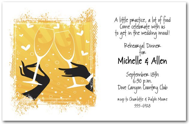 Champagne Party Invitations