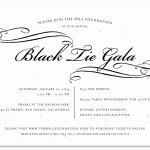 Charity Gala Invitation