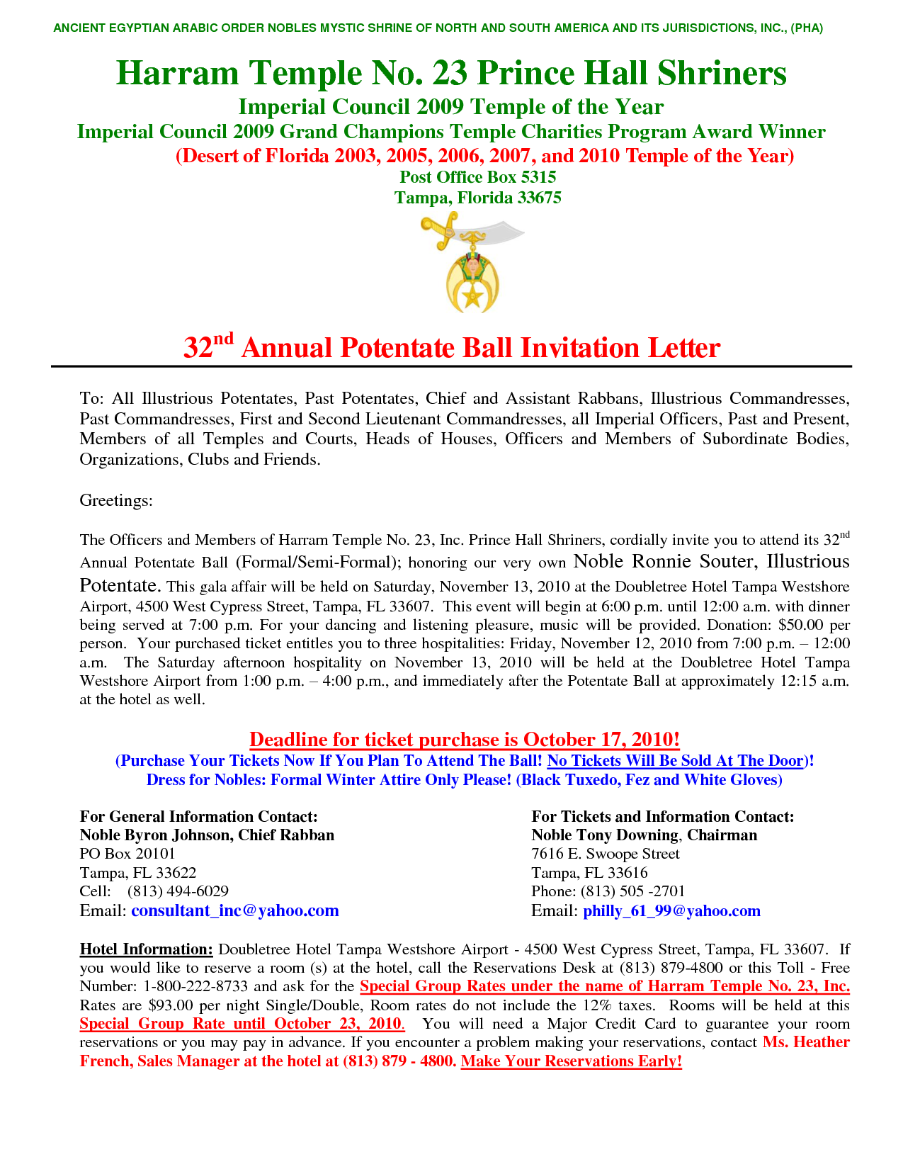 Charity Gala Invitation
