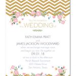Chevron Pattern Invitations