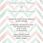 Chevron Wedding Invitations