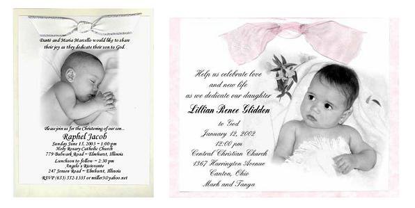 Christening Invitation Cards Free Printable