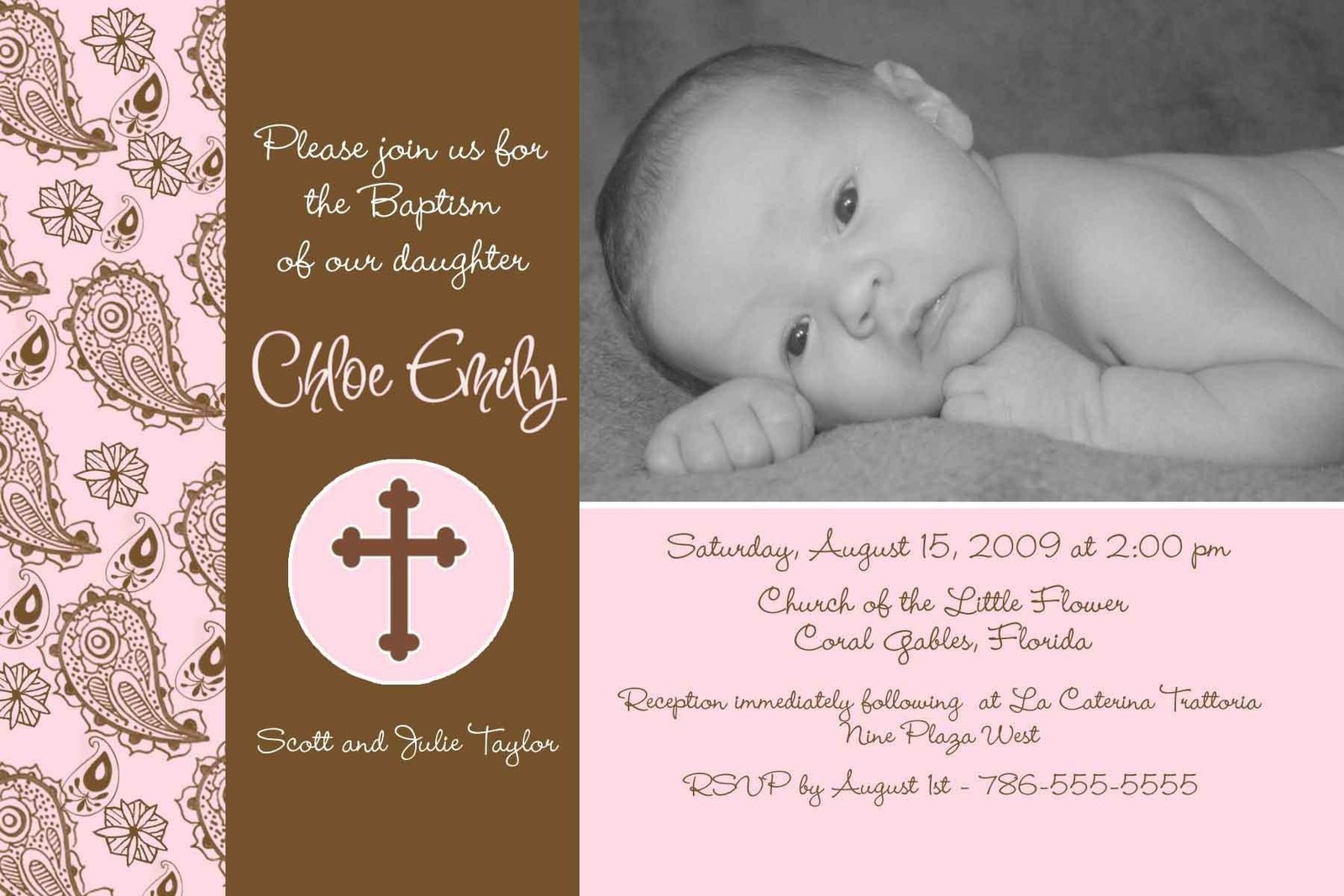 Christening Invitation Templates