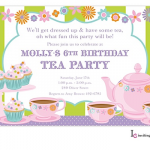 Christian Tea Party Invitations