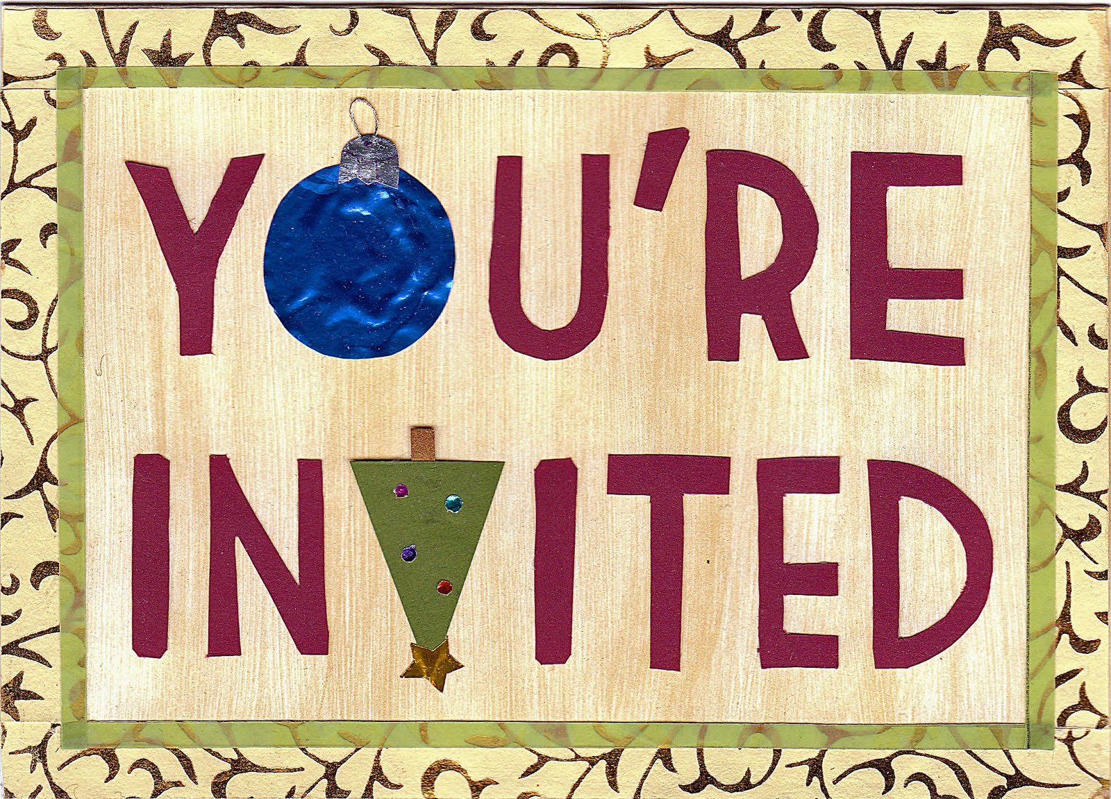 Christmas Day Dinner Invitation Wording