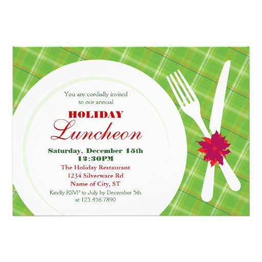 Christmas Lunch Invitation