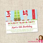 Christmas Pajama Party Invitation Templates