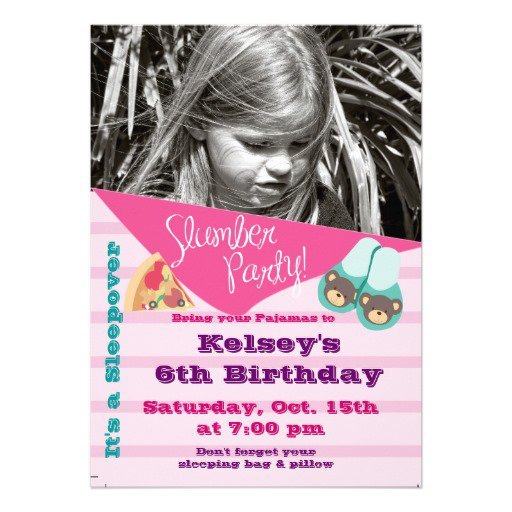 Christmas Pajama Party Invitations