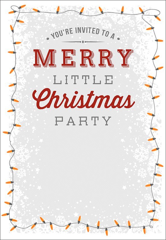 Christmas Party Flyer Invitation Printable