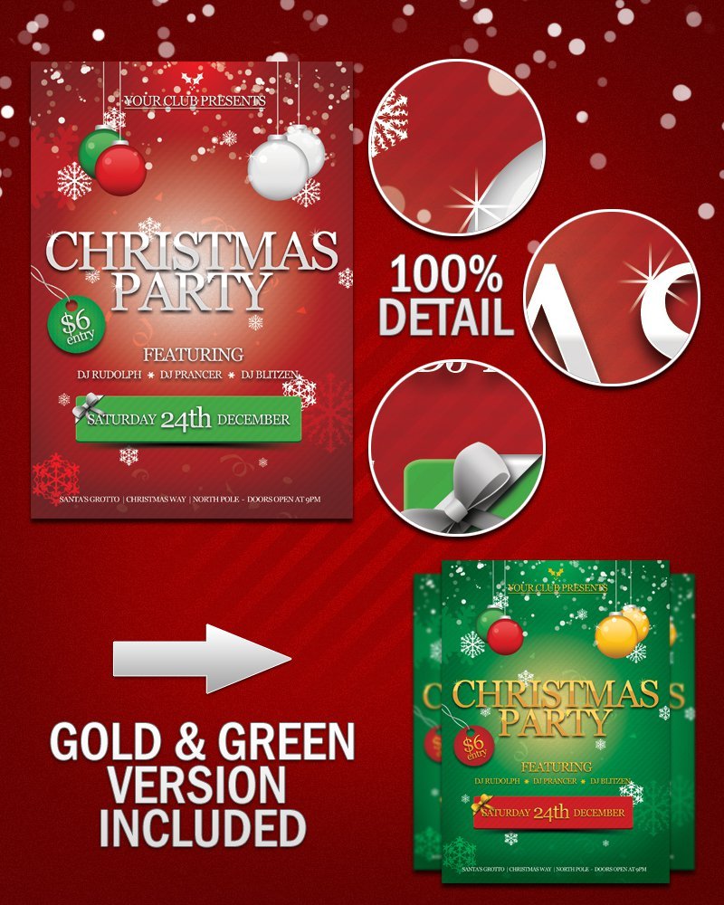 Christmas Party Invitations To Download