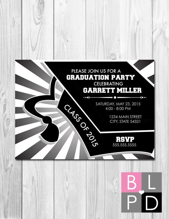 Class Of 2015 Graduation Party Invitations