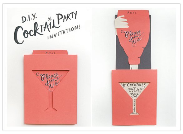 Classic Cocktail Party Invitations