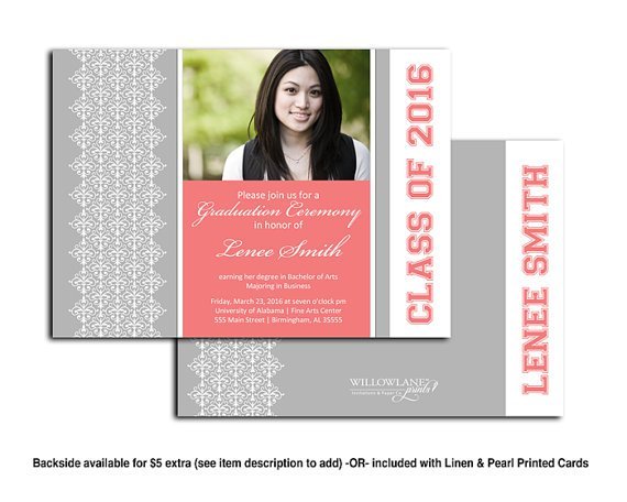 College Graduation Party Invitations 2016