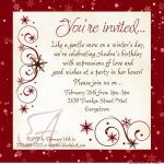 College Trunk Party Invitation Wordings